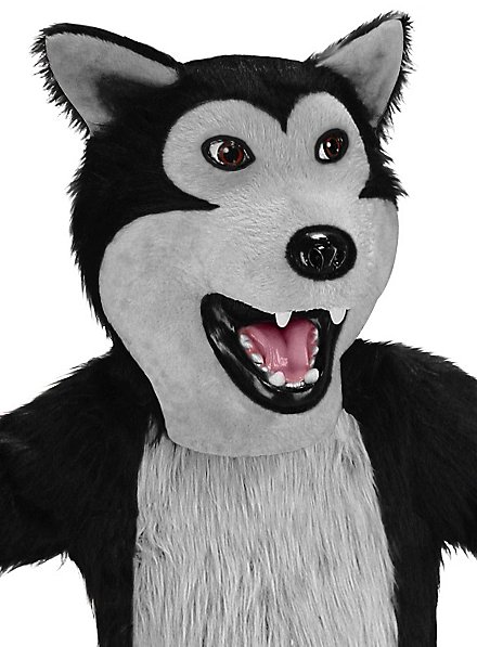 Schwarzer Wolf Maskottchen Maskworld Com